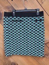 NWT 60 Worthington Women 12 Pencil Skirt Vibrant Green Black Career Business