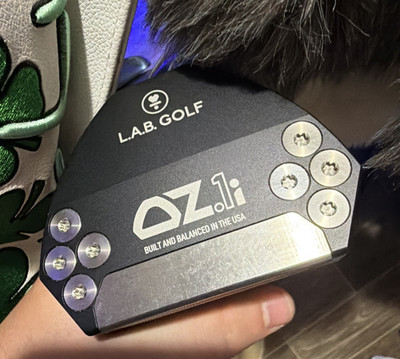 L.A.B. Golf OZ.1i Mallet Putter RH Black/Silver w/ SuperStroke Tour 2.0 +HC