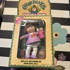 Vintage 1984 1st Edition Cabbage Patch 4” PVC Figure  DARLINE JILL