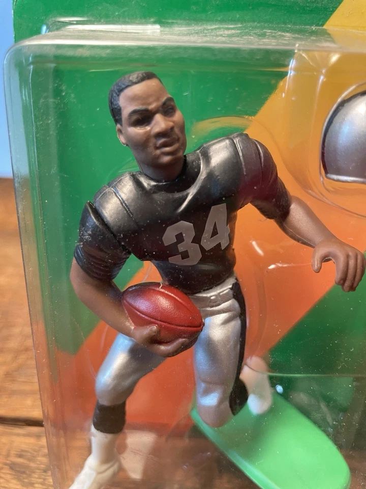 1992 Bo Jackson Starting Lineup Figure NFL Card LA Raiders Superstar Poster - Imagem 4 de 4