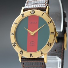 [Near MINT] Gucci 3001M Sherry Line Gold Tone Quartz Men's Vtg Watch From JAPAN