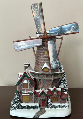 #ad Thomas Kinkade quot;Olde Mill at Christmasquot; by Hawthorne Village. All extras Work $119.00