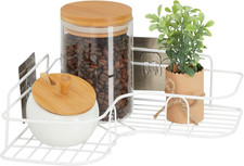 Scaffale Ad Angolo per La Cucina, Mensola Angolare Da Incollare Portaspezie Da P