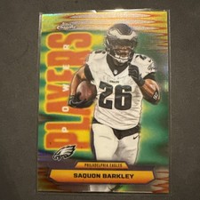 2025 Topps Chrome Power Players Refractor Saquon Barkley #PP-13 Eagles