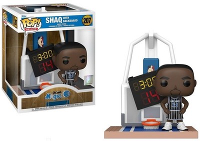 スポーツ Funko POP! NBA SHAQ WITH BACKBOARD 207 Shaquille O'Neal w/Backboard (Orlando Magic) NBA Funko Pop! Deluxe