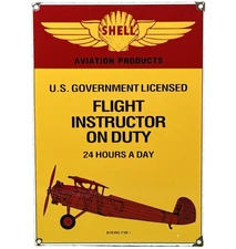 VINTAGE SHELL GASOLINE PORCELAIN SIGN GAS STATION PUMP PLATE MOTOR OIL SERVICE