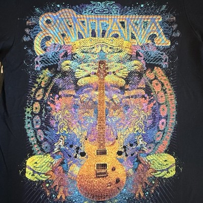 SANTANA Spiritual Soul T-Shirt (Ladies) SMALL Collective Consciousness Preowned