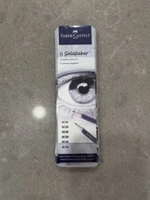 Faber Castell Creative Studio 6 Graphite Sketch Pencil Set 2H HB B 2B 4B 6B