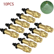 10Pack Adjustable Misting Nozzles Garden Patio Water Misting System Accessories