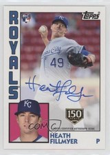 2019 Topps 1984 Baseball Rookies 150th Anniversary /150 Heath Fillmyer Auto gh4