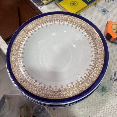 Royal Worcester Regency Kobaltblau Suppenschüssel, 10'' Zoll 