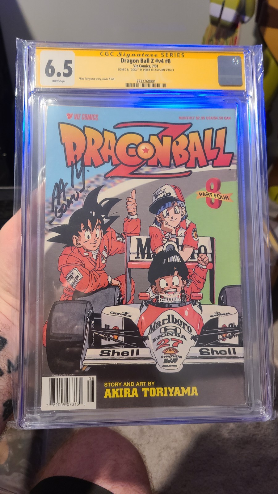 Cubierta de cigarrillo muy rara firmada - Dragon Ball Z - parte 4 #8 - Viz Media Comic