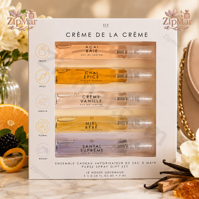 Le Monde Gourmand Creme De La Creme 5 x 0.23 Floz Perfume Discovery Gift Set New