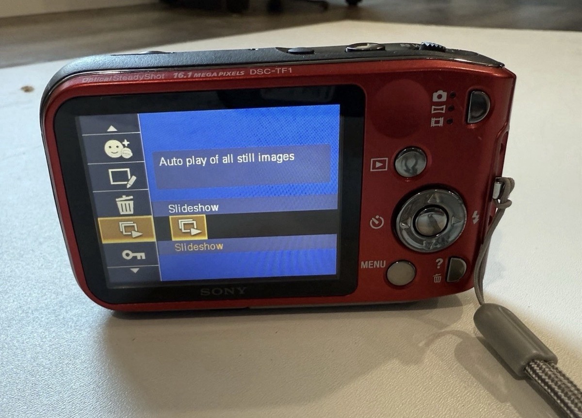 Sony Cyber-shot DSC-TF1 16.1MP Digital Camera - Black for sale