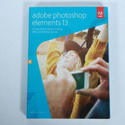 ADOBE PHOTOSHOP ELEMENTS 13 (2014, Retail) WIN/MAC - New Open Box