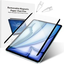 Paper-Feel Magnetic Screen Protector for iPad Air 11" iPad 10.9", Matte Finish