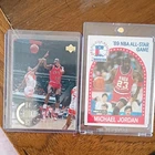 Michael Jordan Upper Deck Rookie & NBA Hoops All-Star Cards Lot Bulls of 2