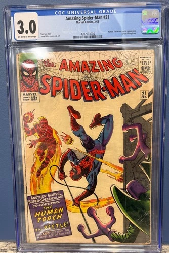 The Amazing Spider-Man #21 (Marvel Comics February 1965) - CGC 3.0