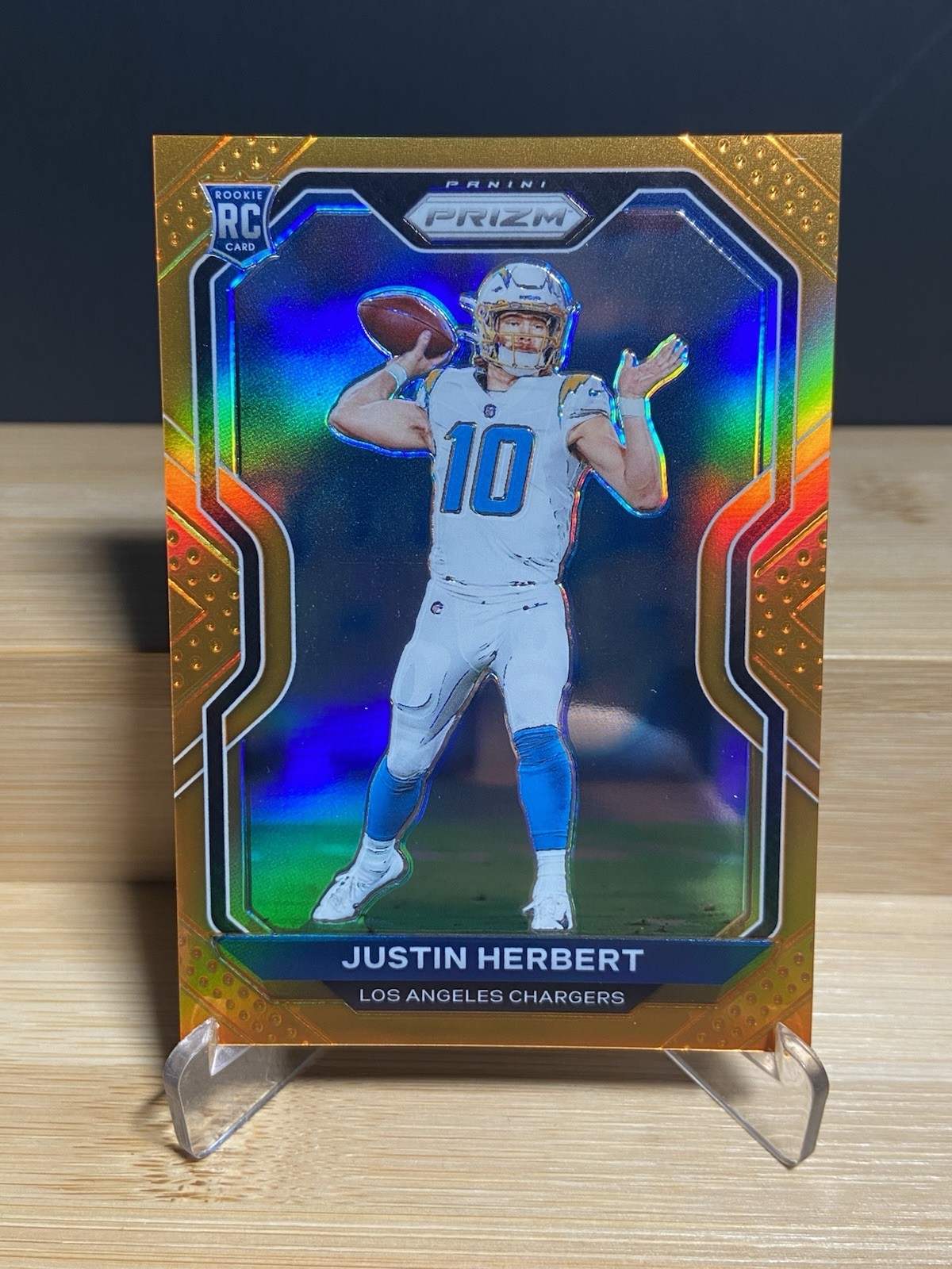 2020 Panini Orange Prizm Justin Herbert #325 Chargers RC Rookie /249 RARE SSP 💎