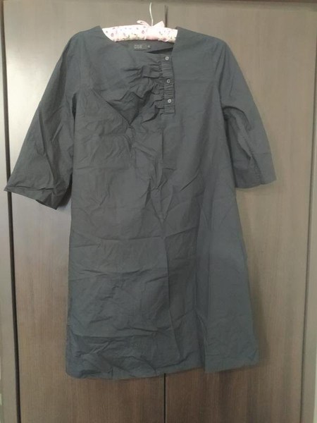 Women COS Dress Black Cotton 36 #6Q1V