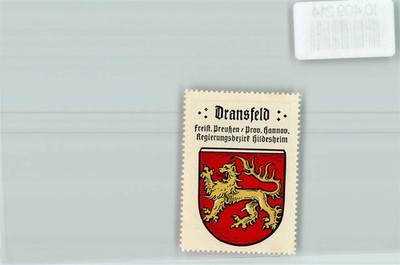 10409214 - 3402 Dransfeld Vignette Wappen Kaffee Hag ca 1920-1940
