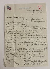 World War I Letter from a Soldier to his Dear Marjorie