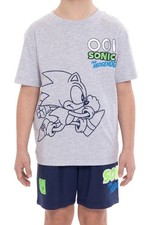 Sonic the Hedgehog Boys' Graphic Tee and Shorts Set 2-Piece Size 8 Brand New