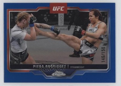 2025 Topps Chrome UFC Blue Refractor 146/150 Piera Rodriguez #135 10ps