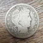 1915-D Barber Half Dollar Circulated Silver Coin Denver Mint