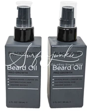 Blackstone Pro Growth Beard Oil Sandalwood Castor Oil 2pc Set 2 oz Pump New