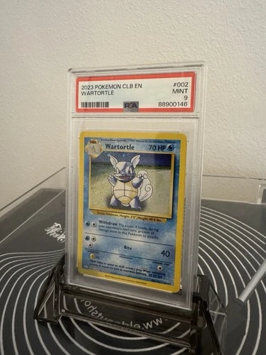 2023 Pokémon classic Blastoise & Suicune Ex Deck Wartortle #002 PSA 9 ￼