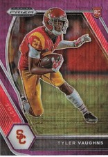 2021 PRIZM DRAFT PICKS - TYLER VAUGHN PURPLE WAVE RC