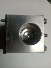 Gas boiler air/gas ratio flow control butterfly valve block 1 1/2 inch port.