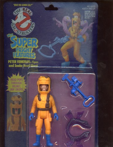 1984 Kenner The Real Ghostbusters Actionfigur KARTIERT Peter Venkman