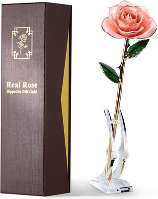 Gold Dipped Rose - Hand-Dipped Real 24K Gold Rose - Genuine One of a Kind - Eter