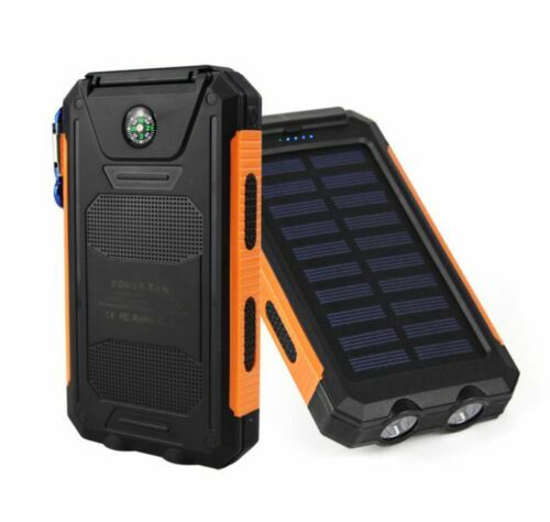 New 2021 Super 10000mAh USB Portable Charger Solar Power Bank For Phone - Picture 16 of 16