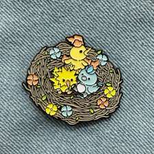Pok mon cute Legendary bird Pok mon Metal lapel Badge Pin Brooch