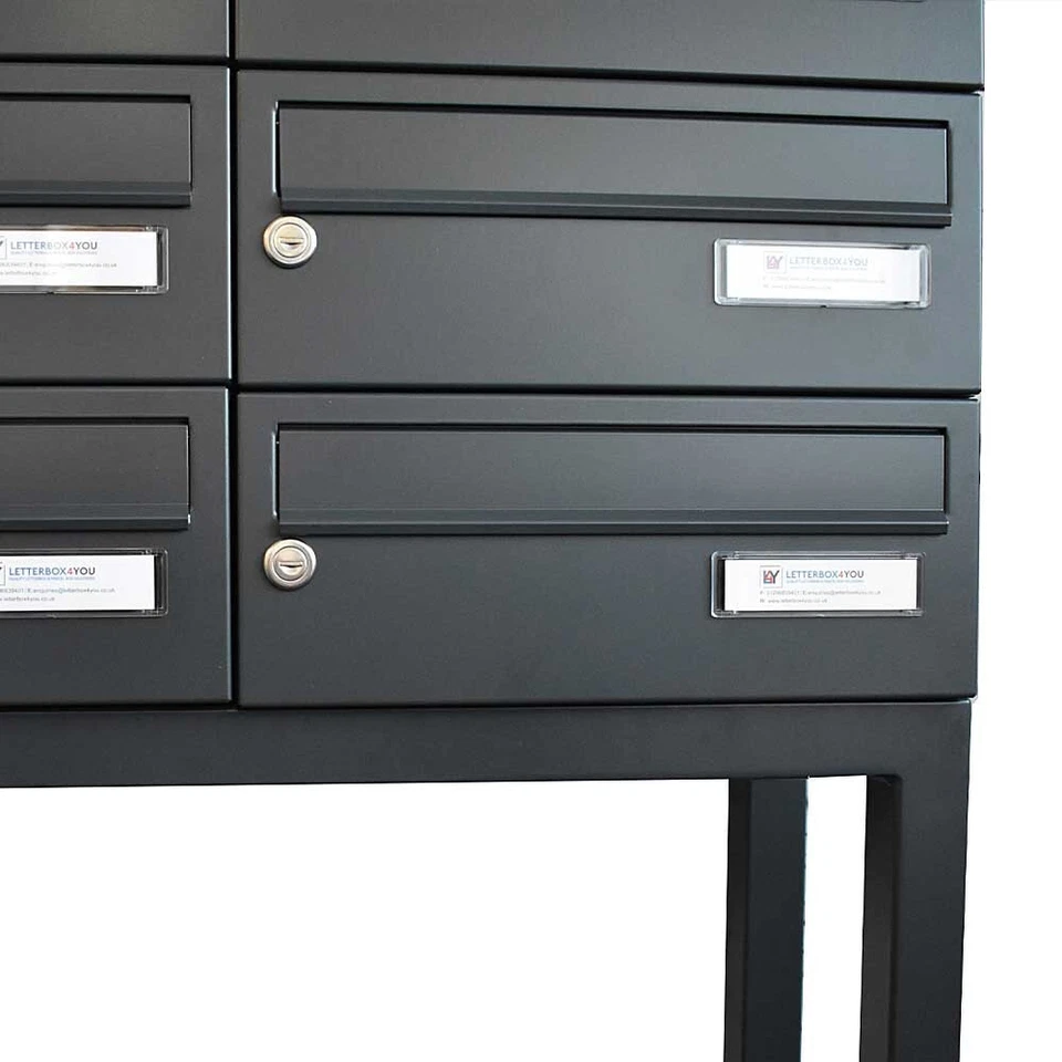 Letterboxes for Flats, Communal Post Boxes Internal LBD-015 Free Standing 8 Bank - Image 4 of 4