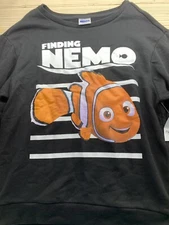 Finding Nemo Youth T Shirt. Size: youth small. Black