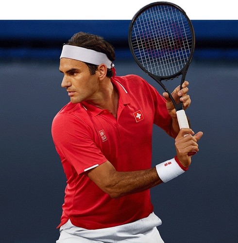 roger federer uniqlo polo