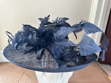 Midnight Blue Mont Condition Wedding Hat 