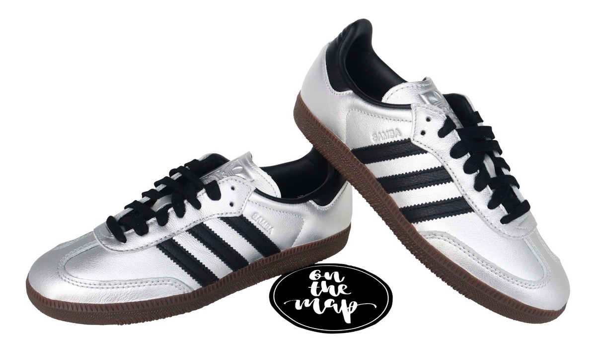 adidas Samba OG 225サイズ ホワイト/ブラック Adidas Samba OG EI I Cloud White Core Black Low Top Shoes