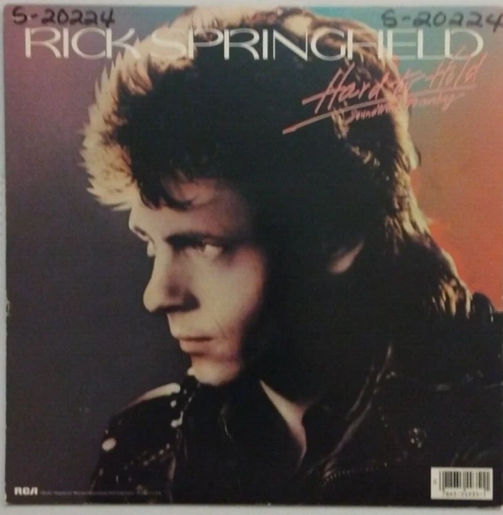 Rick Springfield Hard To Hold ABL-4935 Vinyl LP Record Album - Image 2 of 3