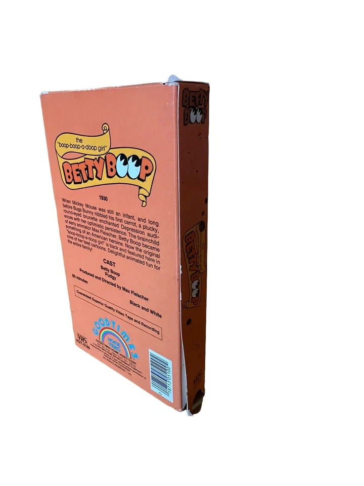 Vtg BETTY BOOP in 9 of Her Greatest Cartoons Good Times Movie Classic VHS 1985 - Image 4 of 4