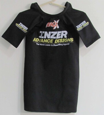 Inzer Rage X Bench Shirt Size 40 Black with Custom H.D. Neck option (NEW)