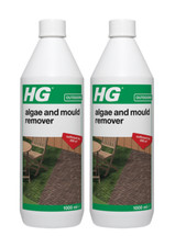 Image of HG Algae and Mould Remover Removes Moss Green Slime Algae Pack of 2 x 1 Litre