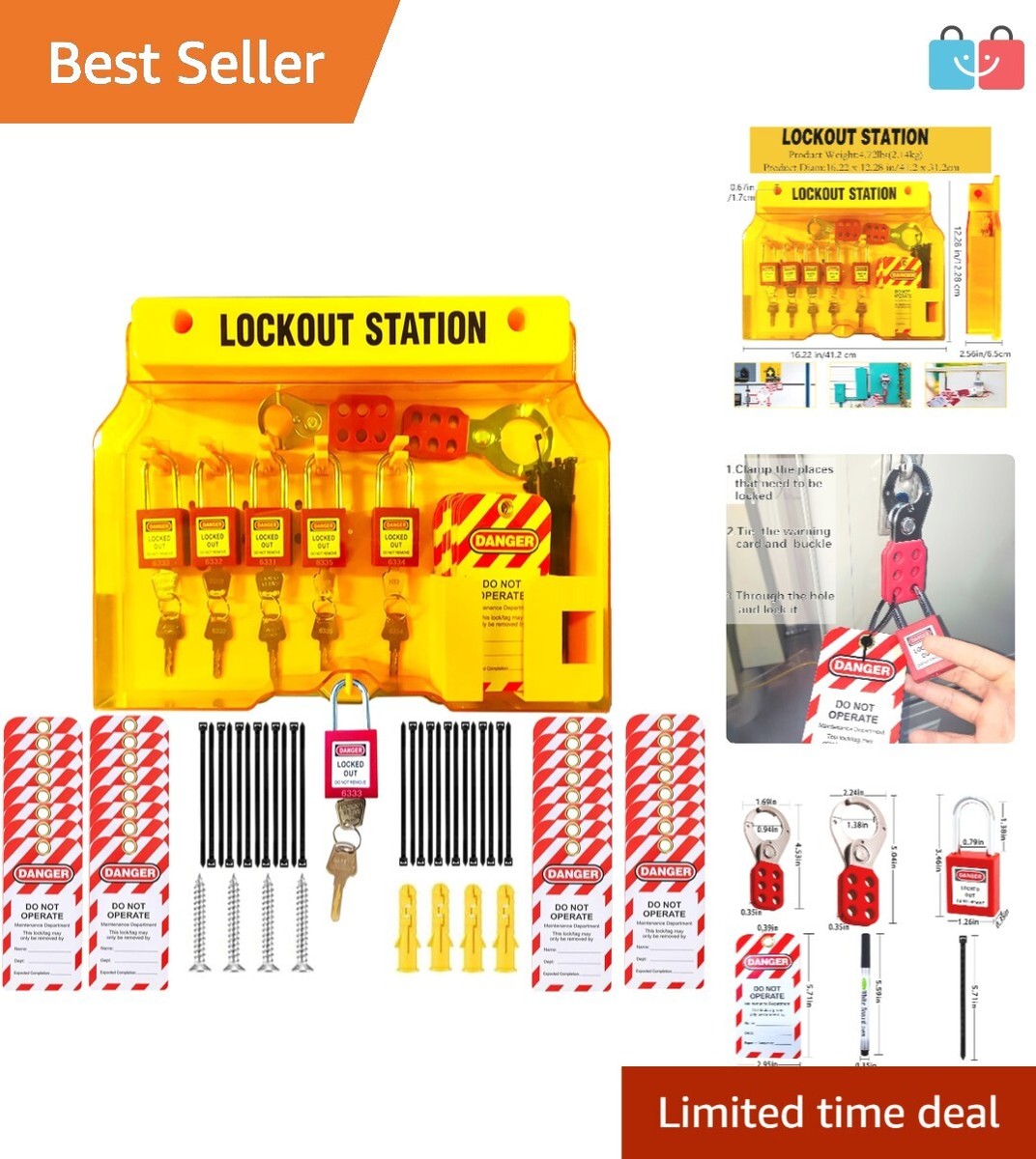 Lock Out Tag Out Lock Safby Lockout Loto Board SAFBY Lockout Tagout ...