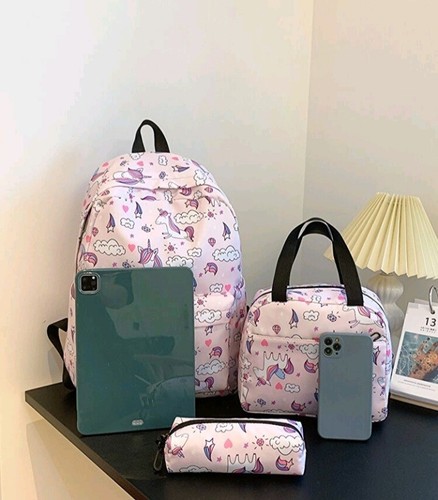 Mochila Escolar Para Niños Para Libros Y Lapto Logo Dinosaurio Y Carro - Picture 3 of 5