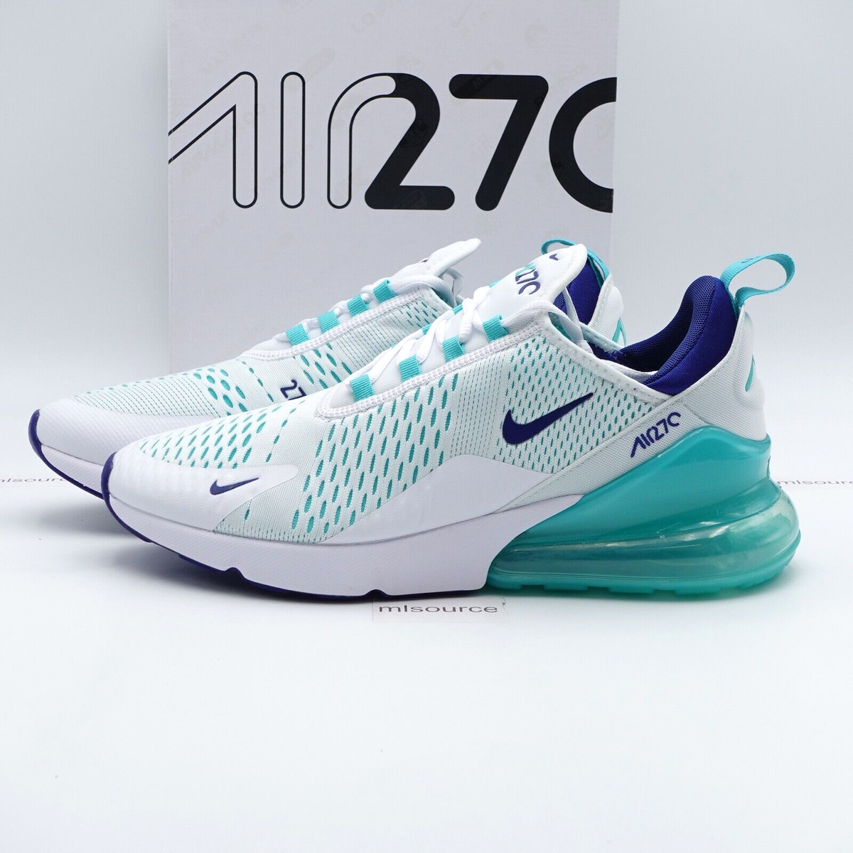Size 10.5 Men's Nike Air Max 270 Sneakers CI2451-100 White