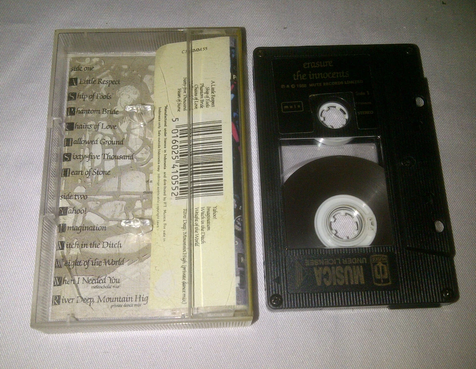 Erasure The Innocents 1988 original indonesia tapes - Image 3 of 4